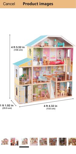 KidKraft Majestic Mansion Wooden Dollhouse + Furniture