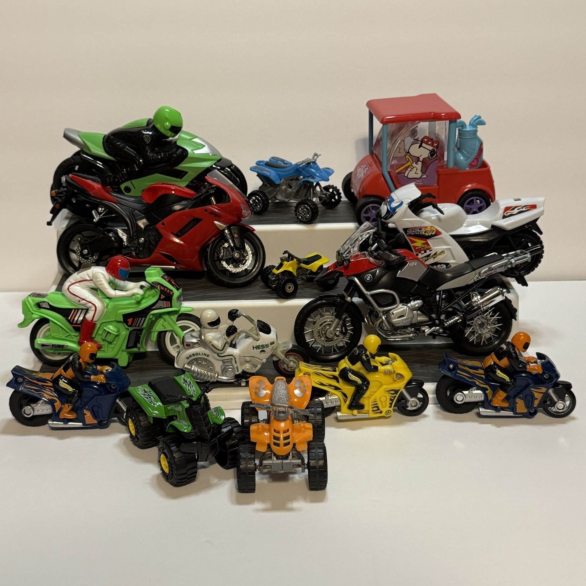 Lot of Toy Vehicles Motorcycles & ATVs