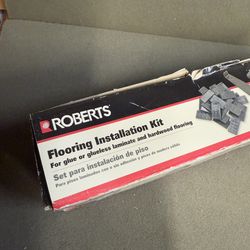 ROBERTS FLOORING INSTALLATION KIT SPACERS, TAPPING BLOCK, ANGLE PULL BAR 
