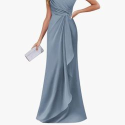 Dusty Blue Dress