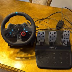 Logitech G29 Racing Wheel & Pedals – Great Condition