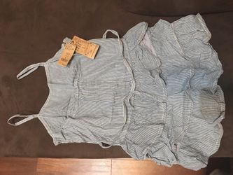 SOHO Babe jean blue and white dress