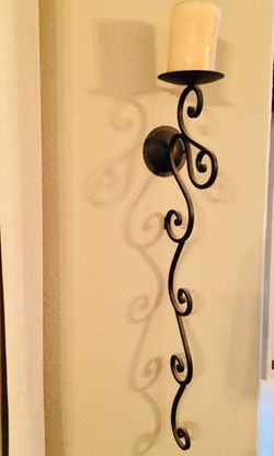WALL CANDLE HOLDER, Candle Included