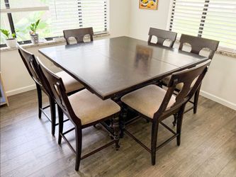 Dining room table and chairs