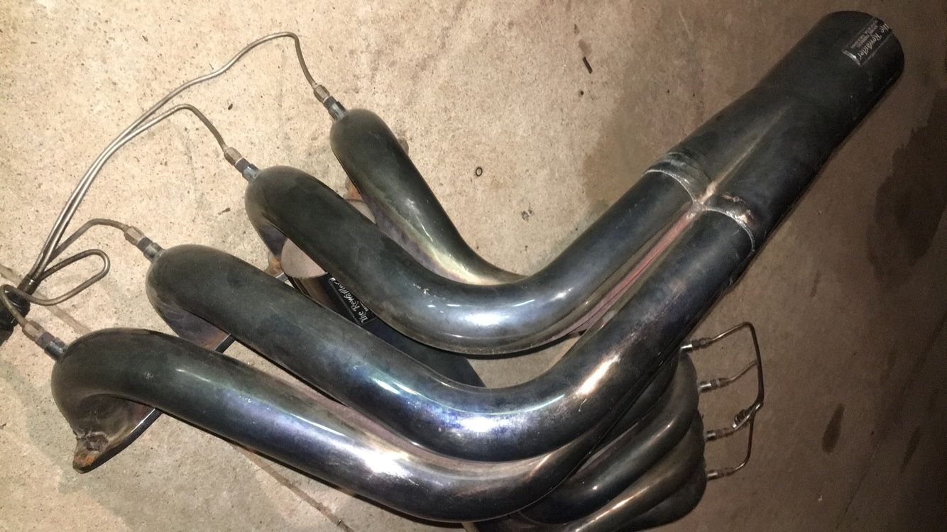 Chevy BBC 454 Rewarder Jet Boat headers/exhaust w/water lines incld for
