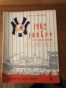 Yankees 1962 year book