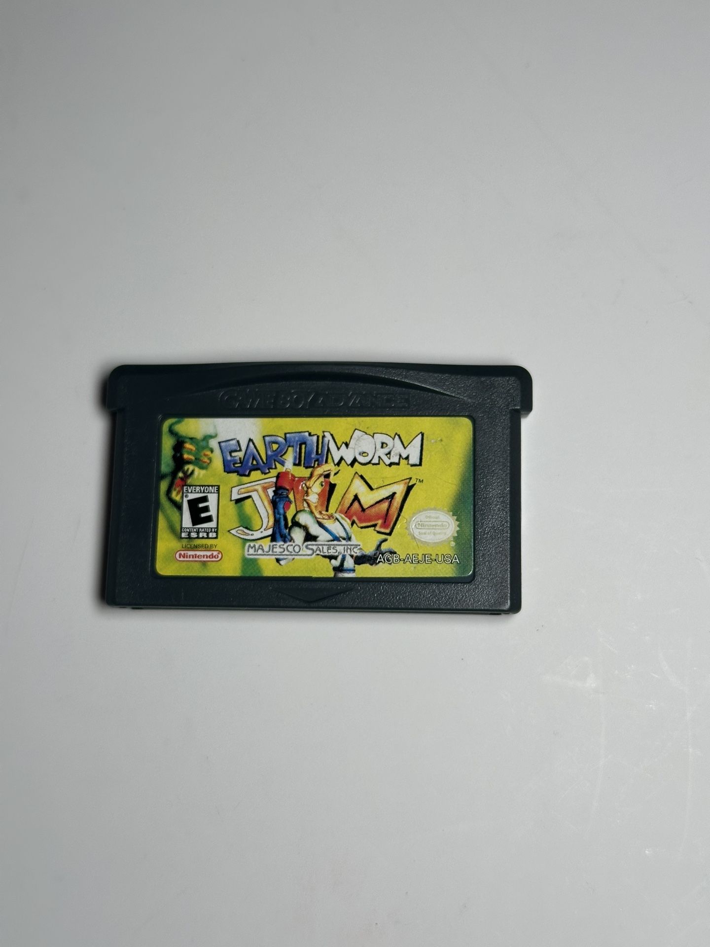 Earthworm Jim Nintendo Game Boy Advance Authentic
