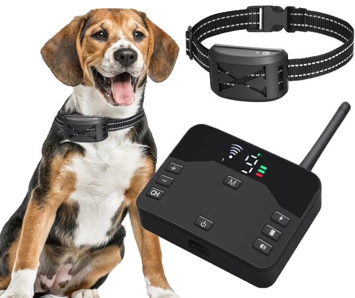 HEXIEDEN 2 In 1 Wireless Fence System And Dog Trainer