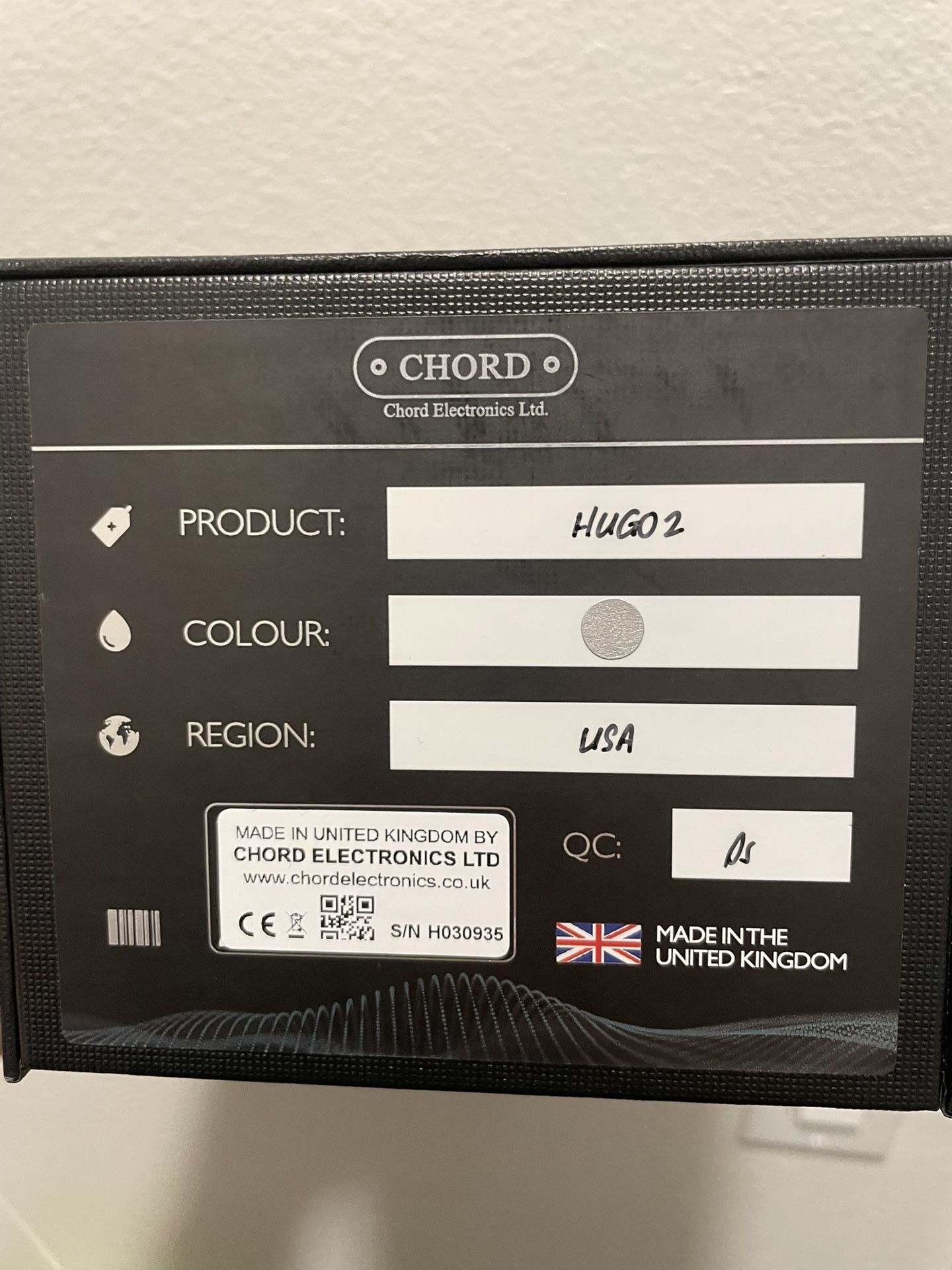 Chord Electronics - Transportable Hugo 2