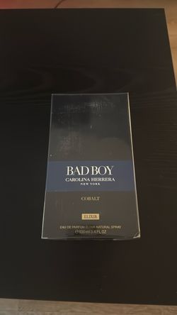 Carolina Herrera Bad Boy 3.4oz Cobalt Elixir