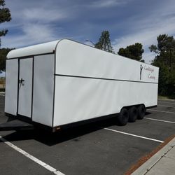 24ft Enclosed Car Hauler Trailer 