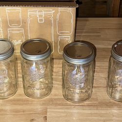 Ball Mason Jar, 32oz, pack of 8