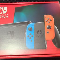 New Nintendo Switch In Box (V 2)