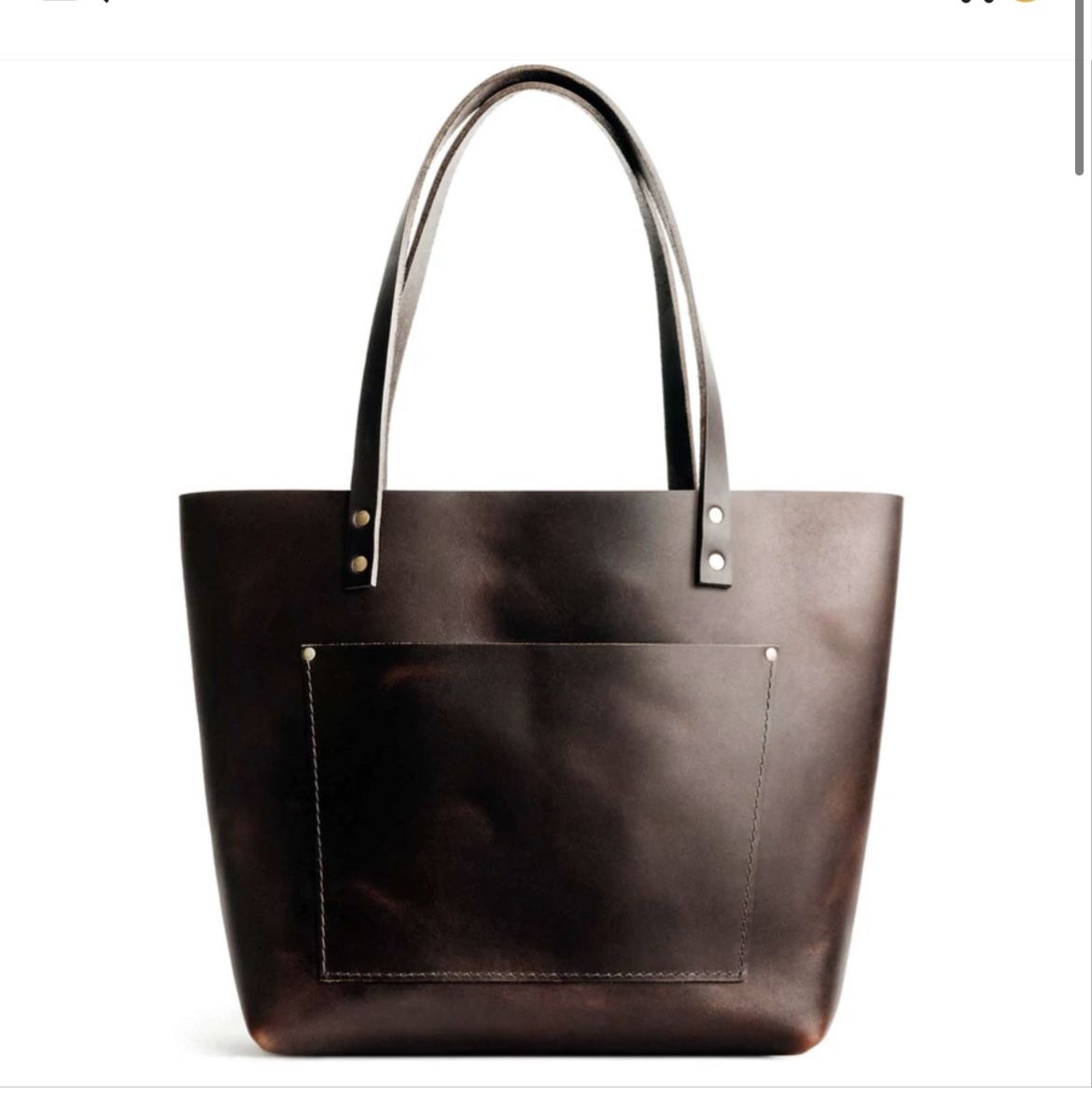 Leather Tote bag  Portland Leather Goods  AVAILABLE ! 