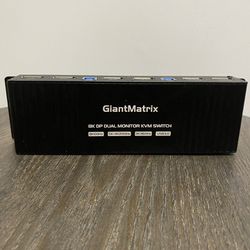 Giantmatrix 8K DP dual monitor KVM Switch