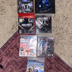 7 Ps3 Video games 