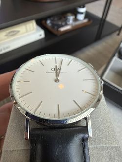 Classic Sheffield' Leather Strap Watch, 40mm