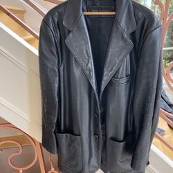 Marc New York Andrew Marc Men’s Leather Jacket Black