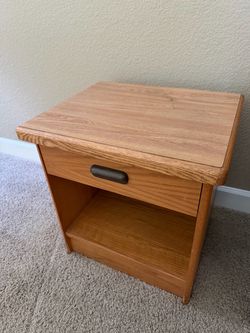 Moving Sale - Wooden Nightstand $5