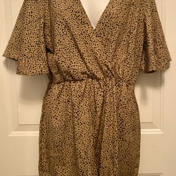 Cheetah romper