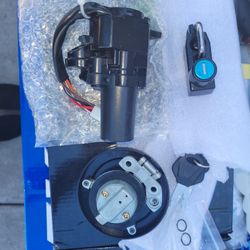 LIRU Ignition Motorbike Switch Fude Gas Cap Lock Set For Kawasai KL250/250s/SFKLX125 KL250