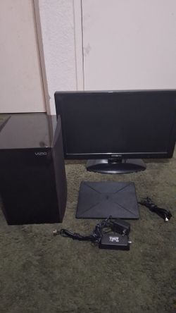 TV vizio sub and RCA digital antenna