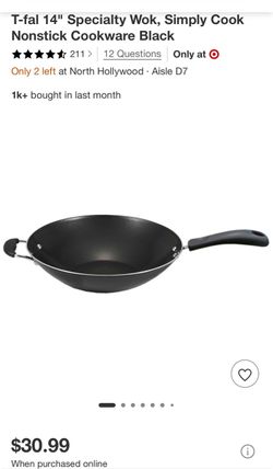 14” T-fal Nonstick Specialty Wok