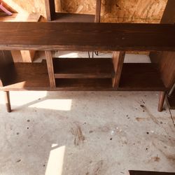 Rustic bookshelf/ tv stands/ entertainment center/entryway table