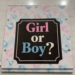 Gender Reveal Box