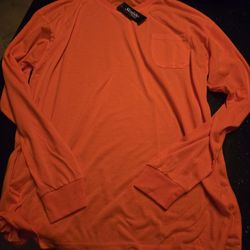 Sicalobo Construction Orange Long Sleeve Tshirt. New 3XL