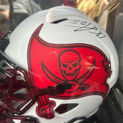 Tampa Bay Buccaneers Signed Helmet