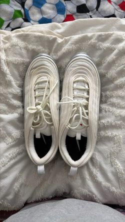 Size 11 Nike Air Max 97 QS White Silver Men AT5458-100