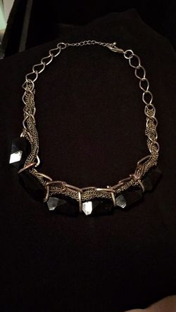 Black and gold necklace