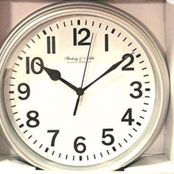 Sterling Battery Operated Small Clock