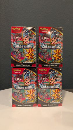 Pokemon Chaos Rising Booster Bundle