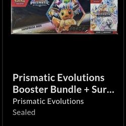 Prismatic Evolutions Booster Bundle + Surprise Box Bundle