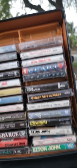 Vintage Cassette Tapes Over 60  1980s Artist