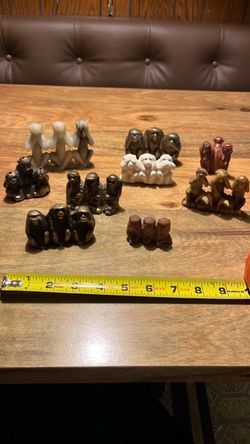 Monkey figurines