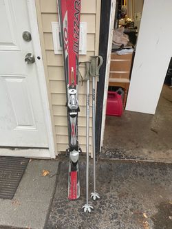 Men’s Blizzard Ski’s And Poles