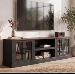 new in boxes, 80”TV stand