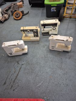 4 sewing machine lot. All for $35. Untested