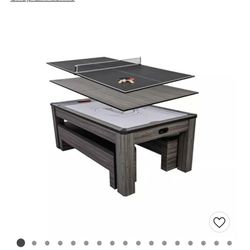 New Ping Pong/Air Hockey/ Regular Kitchen Table All In One  Gaming Table 