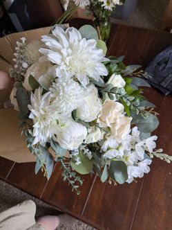 New never used silk wedding bouquet