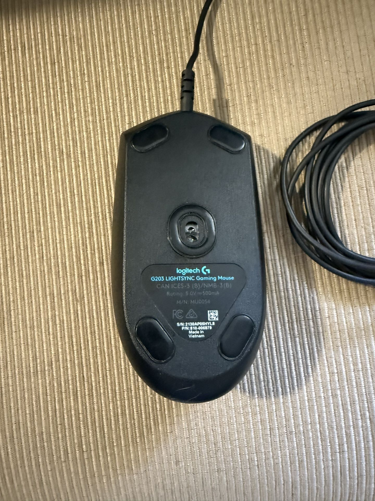 Logitech G203 LIGHTSYNC Gaming Mouse