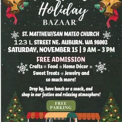 St. Matthew Church In Auburn Christmas Holiday Bazaar 