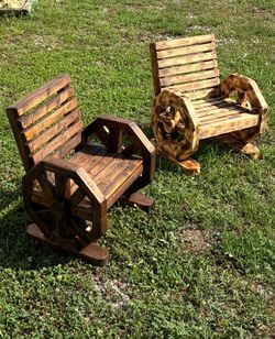 Wooden chairs