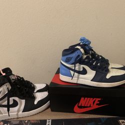 Nike air Jordan 1 stage haze sz 10, Nike og obsidian's sz 10.5