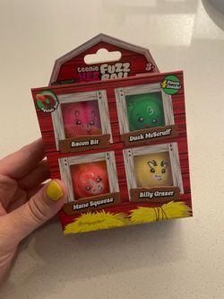 Needoh Barnard fuzzball 4 pack