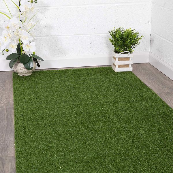 Turf Runner Area Rug Mat indoor/outdoor Green Artificial Grass 4 Patio