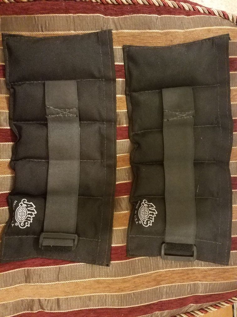 Adjustable ankle weights; Atlus; 2 1/2 lbs per item; good condition - $15